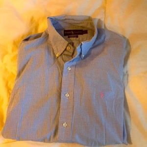 Ralph Lauren mens button down shirt size large